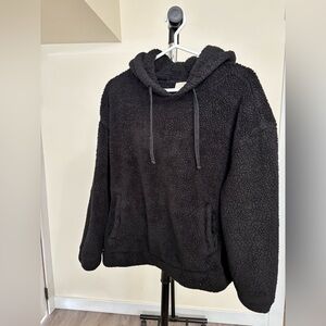 Universal Thread Black Sherpa Hoodie Jacket